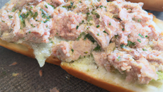 Tartine de délice de thon