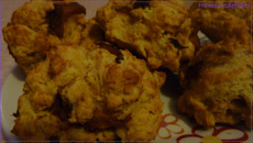 Cookies aux poivrons marinés et au saumon