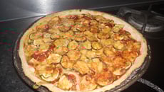 Tarte aux cougettes et tomates