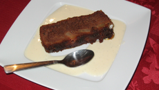 Bélégnia ou gâteau italien poires et chocolat