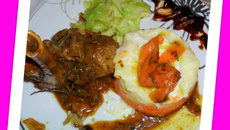 Agneau au soja et caramélisé au miel