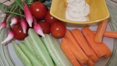 Crudités et leur sauce légère de Xérès
