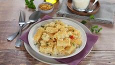 Pâtes au chou-fleur et chapelure grillée