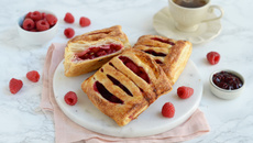 Feuilletés à la framboise