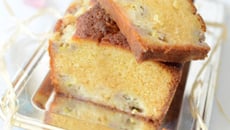 Cake crumble au chocolat blanc et banane