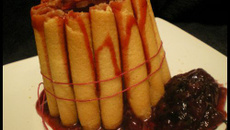 Charlotte aux fruits rouges d'Halloween