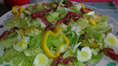 Salade sucrée-salée en légereté