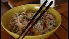 Riz cantonais aux saucisses Thaï