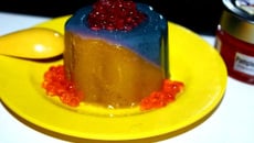 Panna cotta mangue myrtille