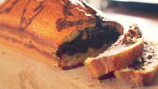 Gâteau marbré au yaourt facile