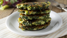 Galettes de quinoa, épinard et brocolis