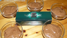 Mousse au chocolat et à la menthe