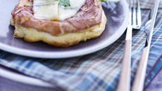 Tatin de Morbier au jambon de Luxeuil