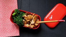 Bento de poulet aux noix de cajou