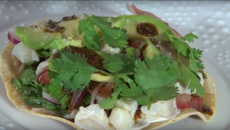 Tostada de ceviche Pescado