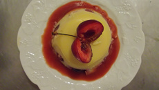 Clafoutis aux cerises cuit à la vapeur