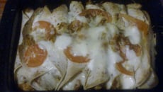 Enchiladas avec marinade de dinde au épices