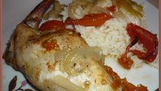 Lapin à la moutarde à la tomate