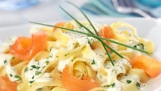 Tagliatelles au saumon sauce onctueuse au Tartare®