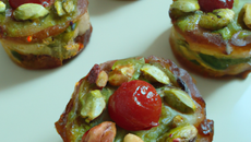 Mini cake aux tomates et pistaches