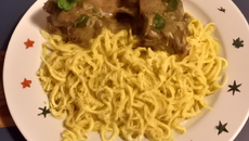 Lapin à la moutarde et ses Nüdle à l'ancienne