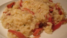 Risotto à la viande des grisons et au comté