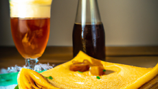 Pâte à crêpes à la bière et Grand Marnier