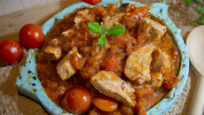 Emincé de poulet aux tomates séchées