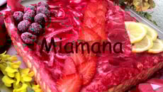 Entremet fruits rouges et citron