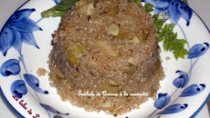 Timbale de quinoa aux courgettes