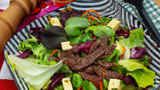 Salade de paleron de bœuf maison