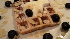 Gaufre au yaourt grec