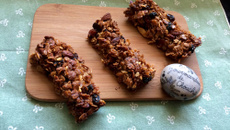 Barre de céréales maison amandes/raisins