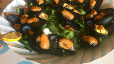 Salade de moules au gingembre