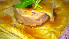 Feuilleté au foie gras rapide