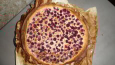 Tarte mascarpone et framboises