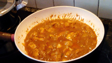 Poulet au curry et à l'ananas