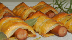 Feuilletés de saucisses goût safrané