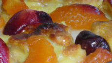 Gratinée d'anglaise aux fruits caramélisés