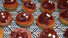 Cupcakes banane et ganache au chocolat
