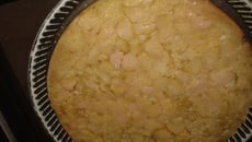 Tatin à la rhubarbe