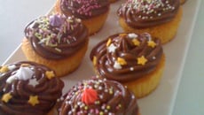 Cupcake poire & creme chocolat