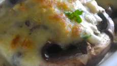 Gratin de quenelles champignons