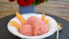 Sorbet à la fraise et au melon