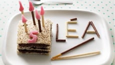 Le gâteau d'anniversaire personnalisé