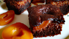 Moelleux au chocolat et aux abricot