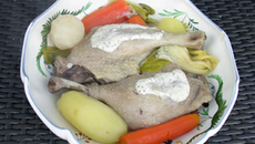 Pot au feu de canard traditionnel