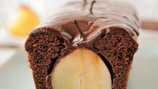 Gâteau aux poires et cacao ... et chocolat