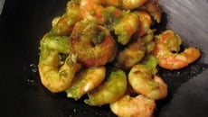 Crevettes sautées et parfumées