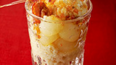 Couscous sucré à la poire et fleur d'oranger